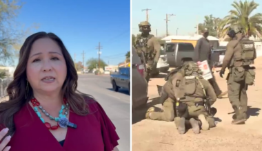 Congresswoman says she was pepper-sprayed by ICE agents during protest