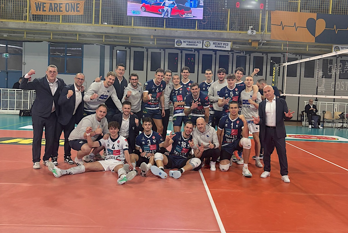 Vittoria a Mirandola e qualificazione in Coppa Italia per il Belluno Volley