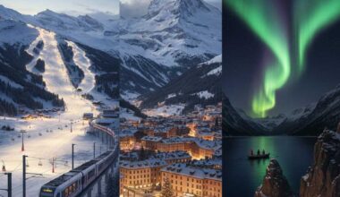 France Unites Austria, Switzerland, Italy and Norway to Fall in Love with Mountains as Winter Travel Begins, Top Hill stations in Europe