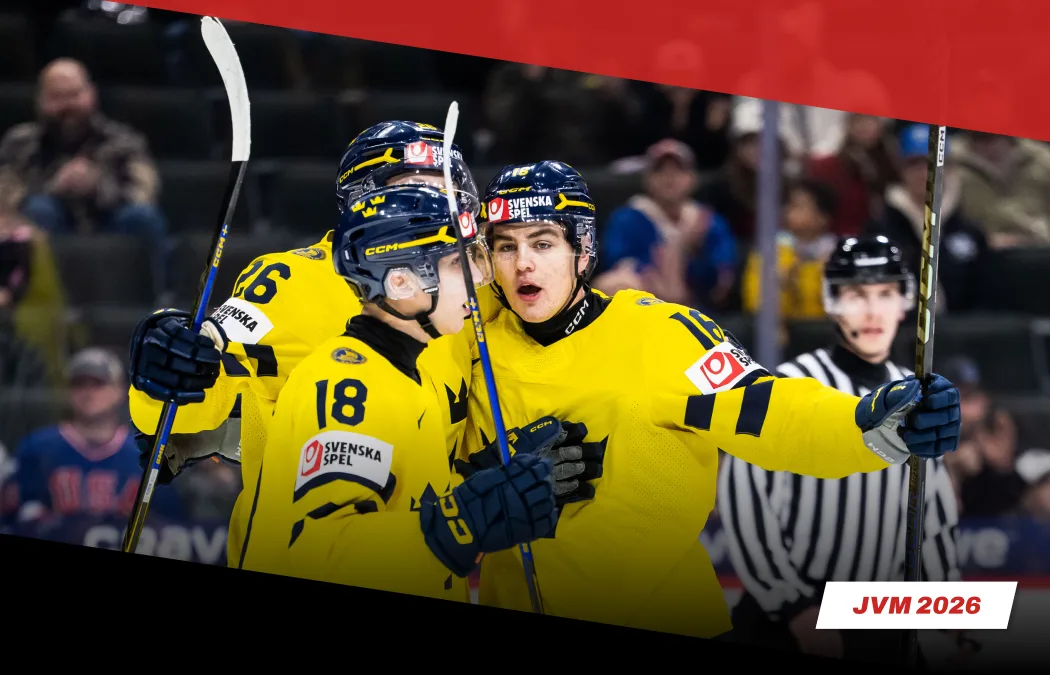 LIVE: Följ Juniorkronorna - Slovakien i JVM-premiären