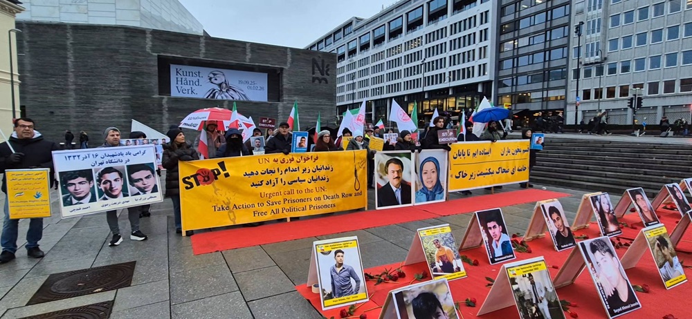In Oslo – December 6 , supporters of the MEK gathered to mark Iran