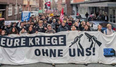 German students strike as government moves to revive the military draft