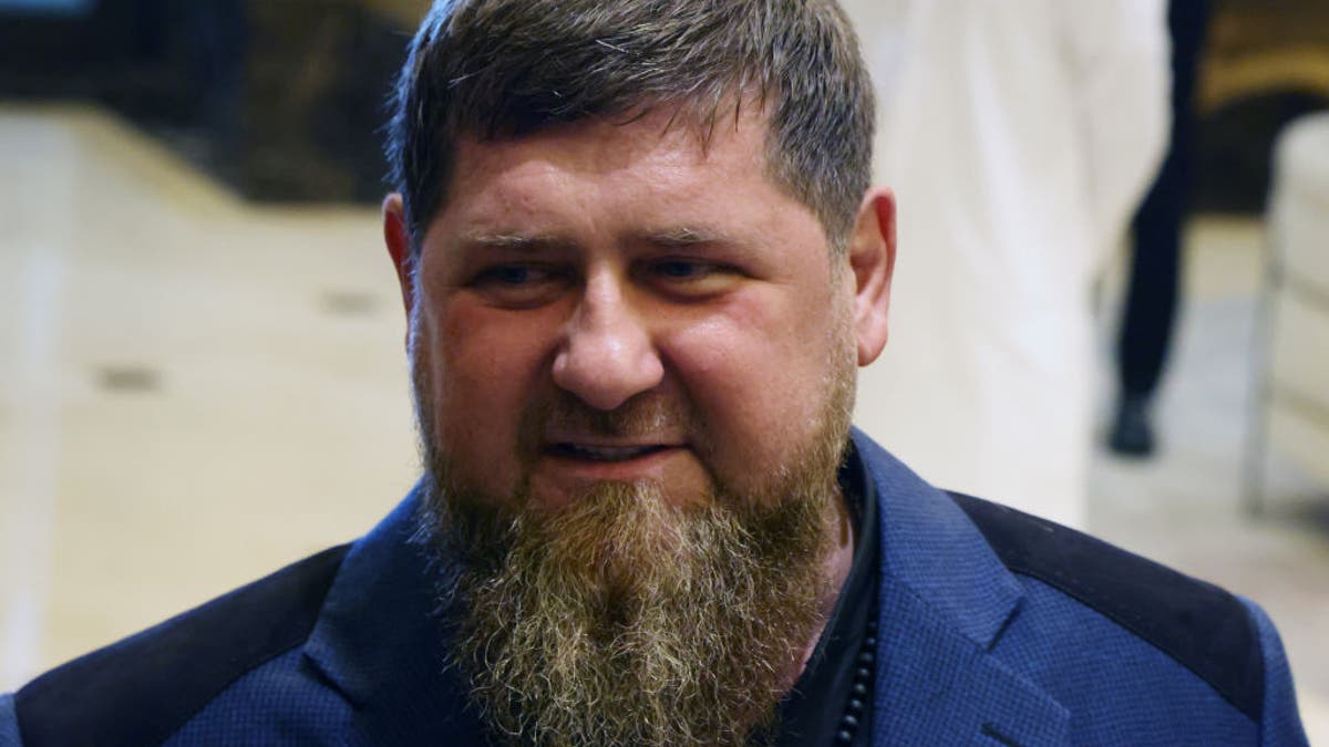 Ramzan Kadyrov smiling.