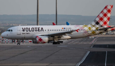 Die spanische Billigfluggesellschaft Volotea bedient unter anderem die Strecke Luxemburg-Nizza.