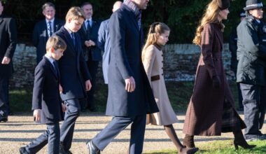 The Royal Family Attends Church Services at Sandringham but Prince Louis Only Has Eyes for This