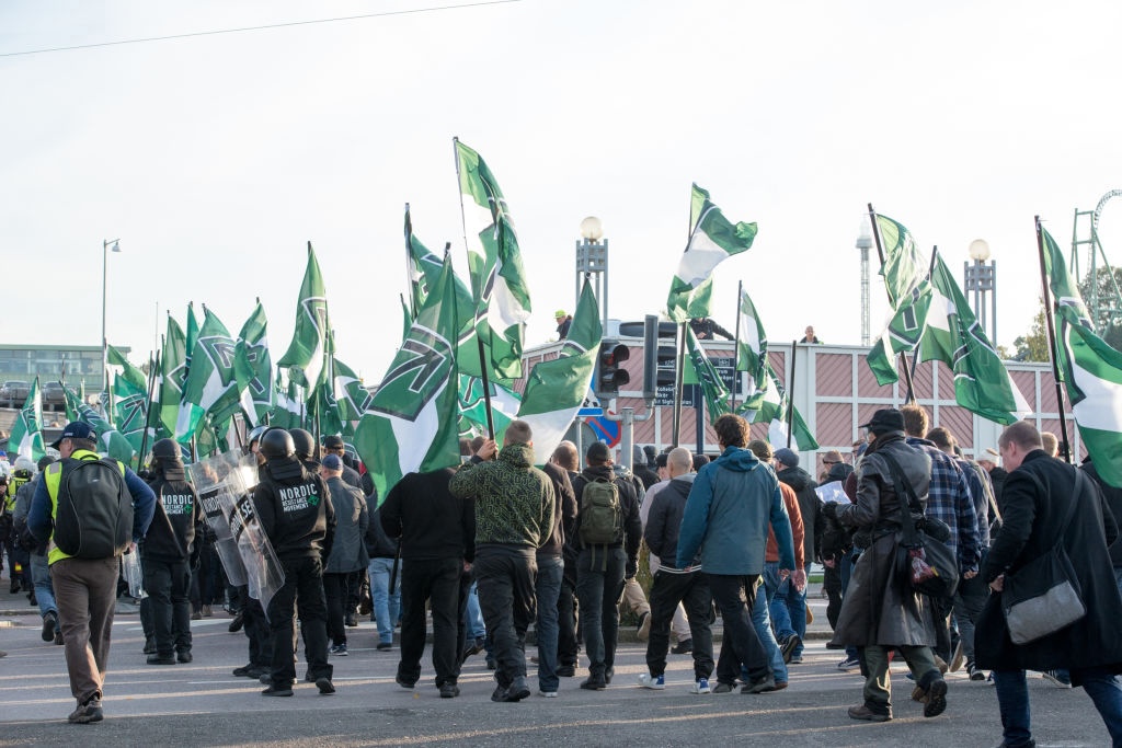 Neo-Nazi march returns to Sweden after 15 years, sparking political outrage