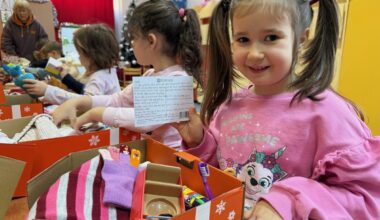 Festive cheer brought to children in Romania thanks to Evesham shoebox deliveries
