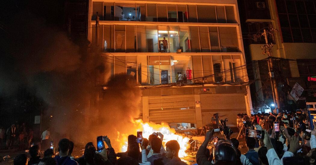 Riots Erupt in Bangladesh After the Killing of a Student Leader