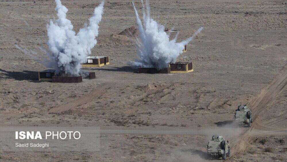 Iranian forces conduct a military drill תרגיל צבאי נגד טרור באיראן