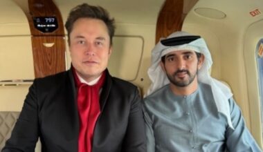 Sheikh Hamdan shows Elon Musk round Dubai