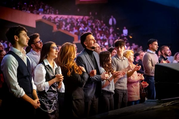 Графа по време на концерта на Лили Иванова