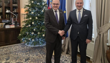 Grlic Radman confirms Croatia's Support for the European path of BiH at Meeting with Schmidt