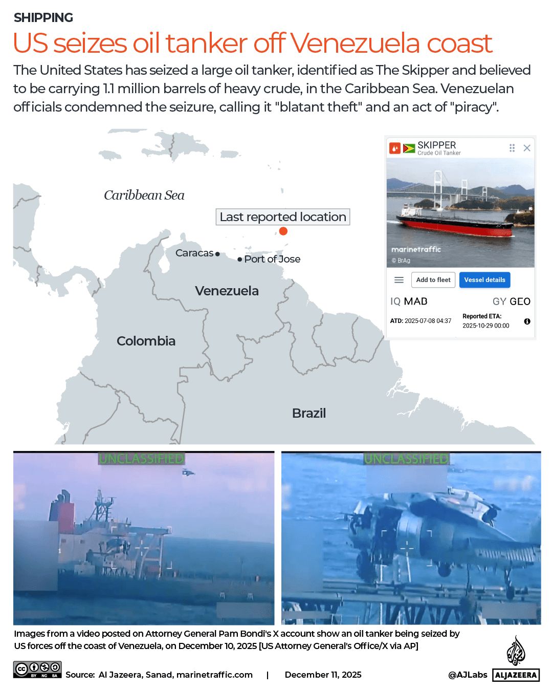 INTERACTIVE US seizes oil tanker off Venezuela coast map-1765444506