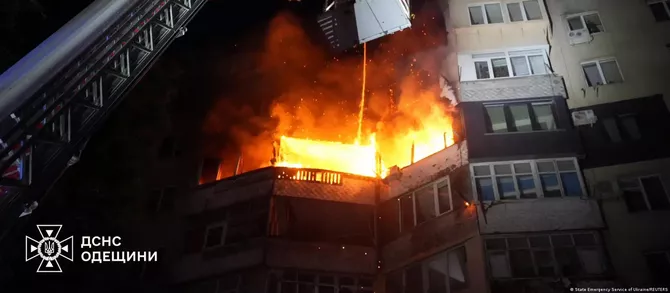 Drone Strike in Ukraine's Odesa Leaves Six Injured