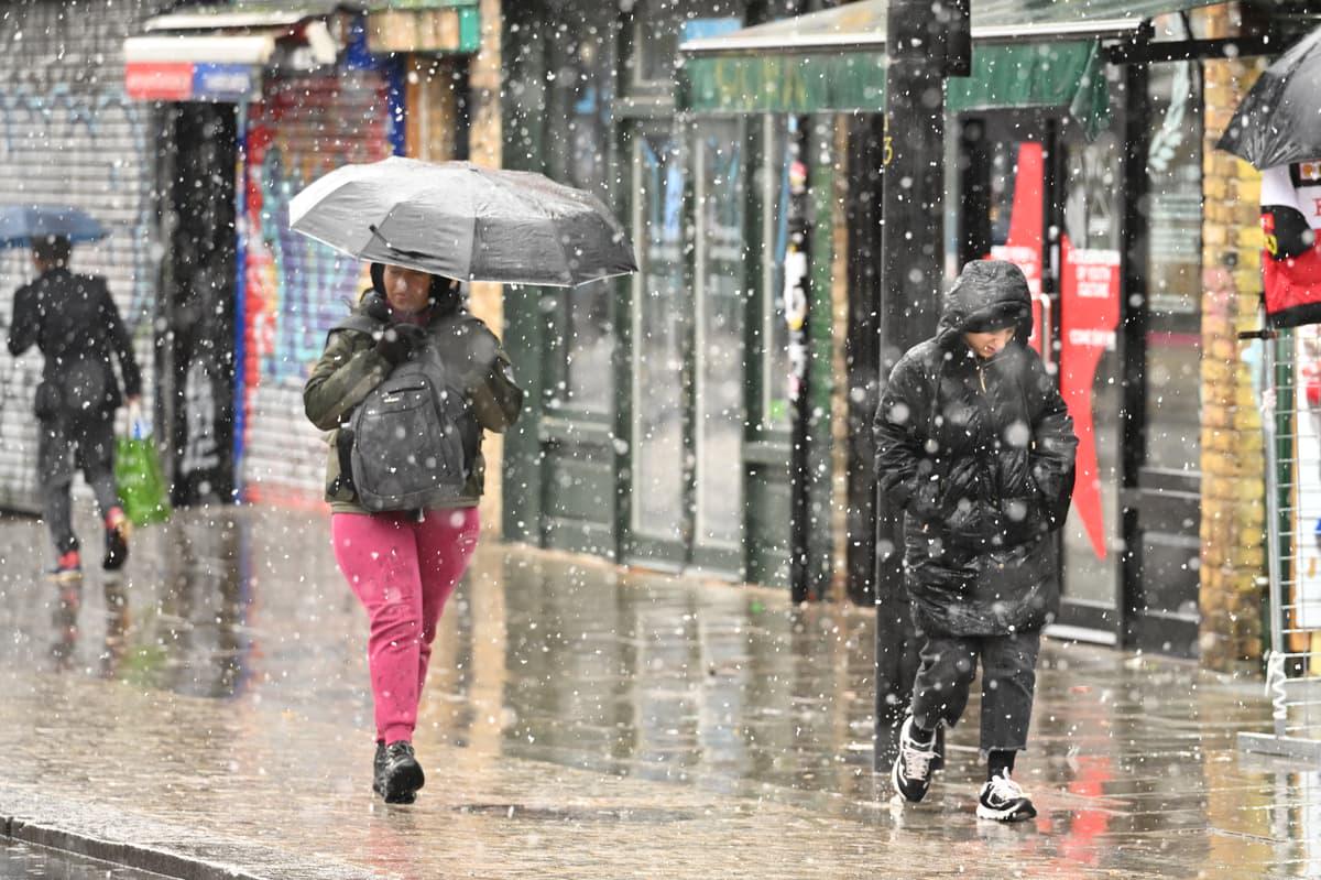 Snow forecast for London this weekend as temperatures plunge below freezing