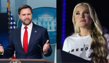 JD Vance and Erika Kirk