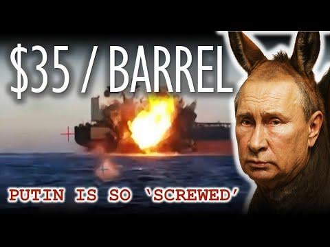 Putin is so 'Screwed' - As Urals Crude Drops Below $35 Per Barrel