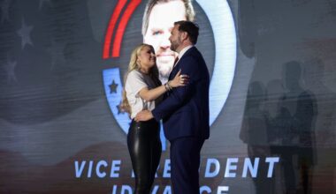 Charlie Kirk’s widow endorses JD Vance as MAGA infighting rages