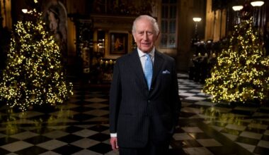 King Charles’s Christmas broadcast will be staged outside a royal residence