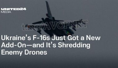 Ukraine’s F-16s Just Got a New Add-On—and It’s Shredding Enemy Drones