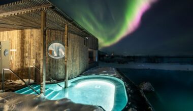 Float Beneath the Brightest Northern Lights in a Decade at Geothermal Sanctuary Laugarás Lagoon