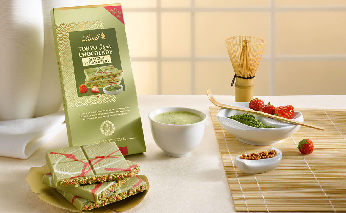 Lindt lanza en España su edición limitada Tokyo Style Chocolate Strawberry Matcha