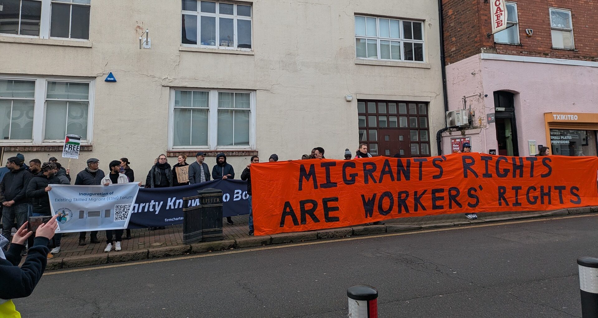 National Demonstration for Migrant Workers’ Rights protest in Birmingham