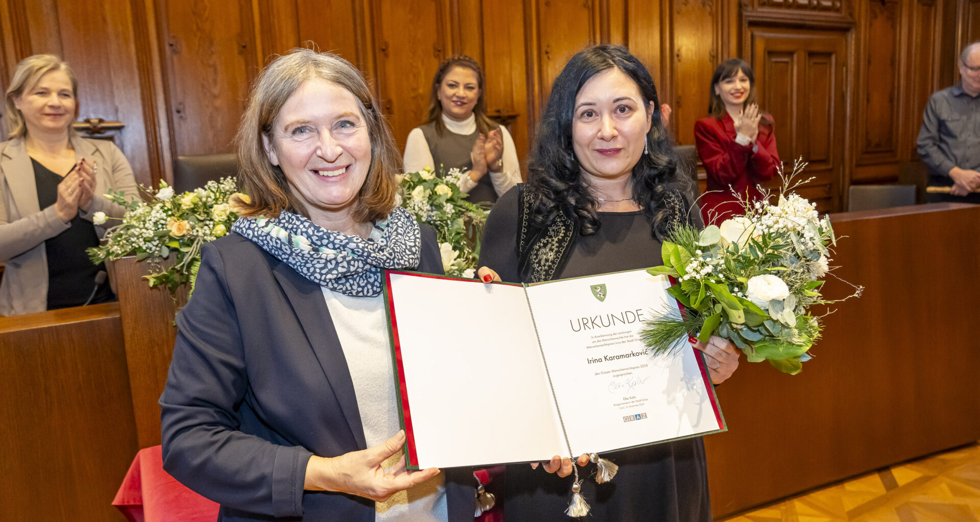 Verleihung des Menschenrechtspreises der Stadt Graz - Stadtportal der Landeshauptstadt Graz