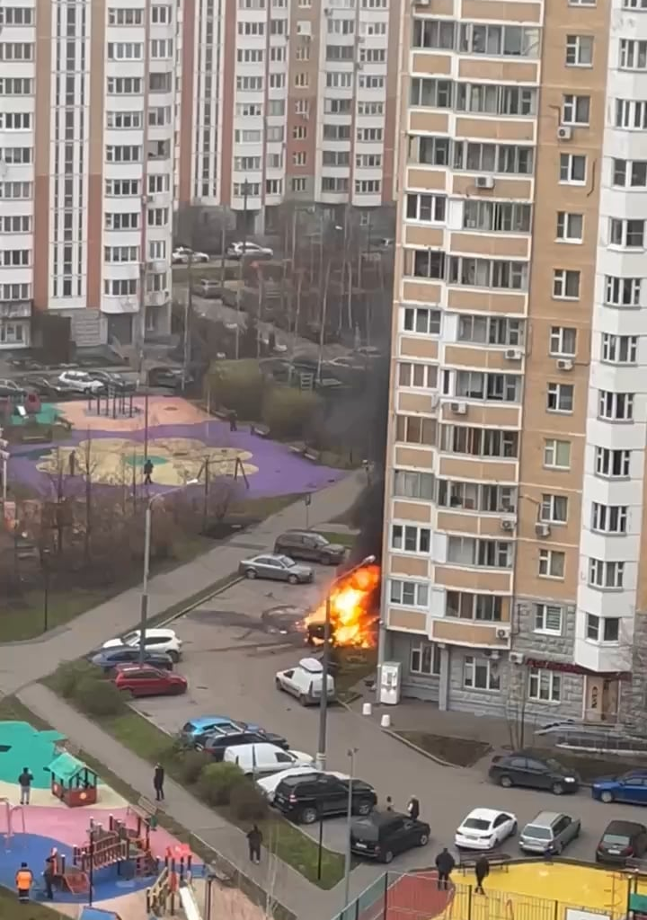 A car belonging to a scientist who works on military-related tech exploded in Moscow. No one was injured. The scientist was away on a work trip at the time
