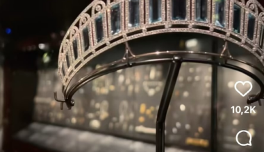 New tiaras on display at the Albert & Victoria museum in London