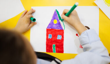 A warm school in Moldova, reimagined in colour
