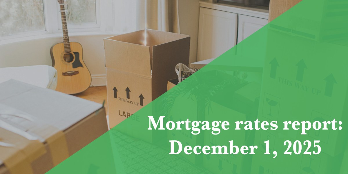 Current mortgage rates on December 1, 2025