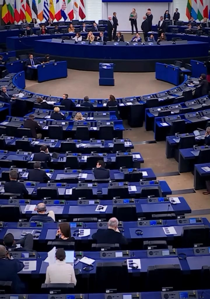 A Tisza párt politikusa Gerzsenyi Gabriella a Benes dekrétummal kapcsolatban szólalt fel az EP-ben