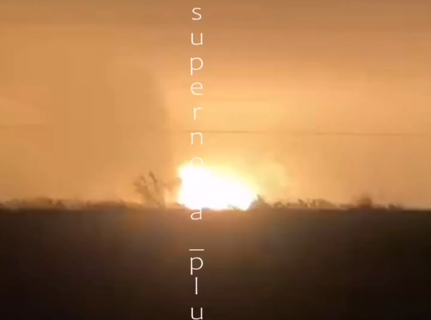 Krasnodar Krai, Russia. Preliminarily, in Temryuk, the gas terminal is burning near the port after an attack. 05.12.2025