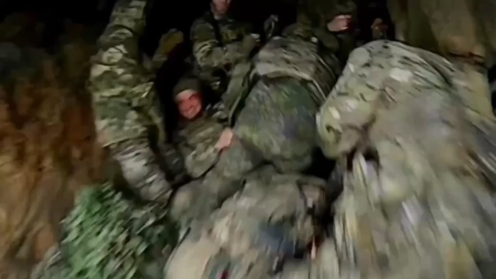 Group of Russian soldiers hiding in a bunker near Pokrovsk surprised by Ukrainian FPV strike drone operated by the 414th UAS Brigade Magyar's Birds. Published 26.12.2025