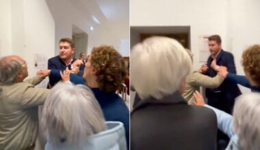Flash mob durante un convegno filorusso dell’Anpi, aggredito Hallissey: «Non siamo a Mosca. Mica eravate antifascisti?» - Il video
