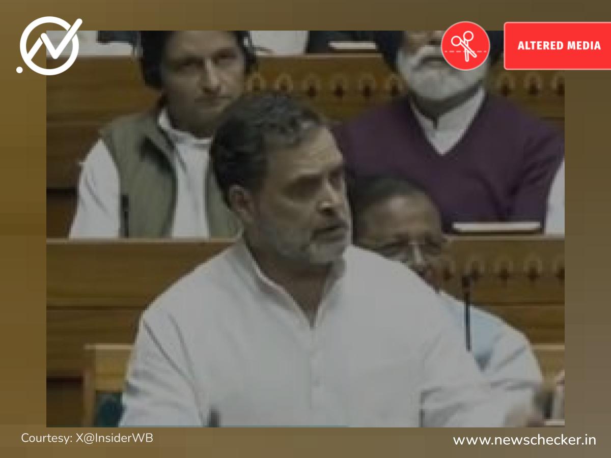 Video Claiming To Show Rahul Gandhi Calling Pakistan Elections ‘More Credible' Than India’s Is Doctored