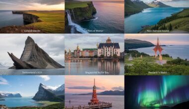 Iceland, ireland, new zealand, austria, switzerland