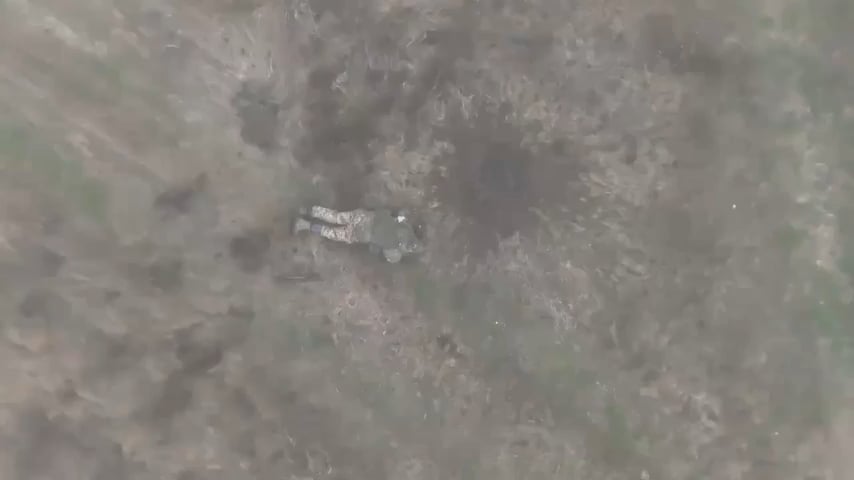 Precisely-aimed Ukrainian drone-dropped grenade dislodges Russian soldier's brain intact from his cranium