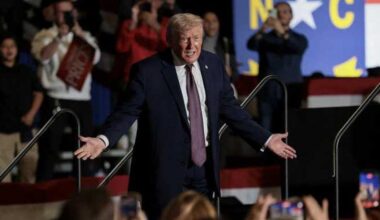'This is strange': Trump fans baffled by puny turnout at North Carolina rally