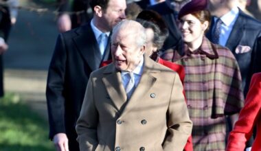 Charles criticised for featuring Beatrice and Eugenie at family Christmas church walk only days after a fresh batch of Epstein files were released implicating Andrew