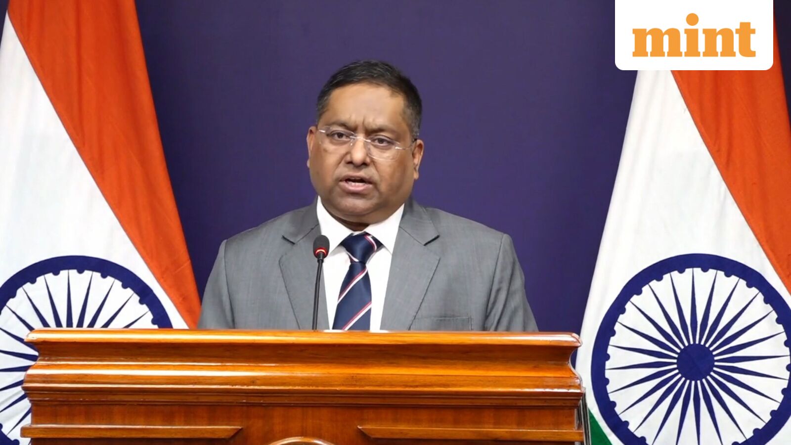 New Delhi: Ministry of External Affairs Spokesperson Randhir Jaiswal. (PTI Photo)