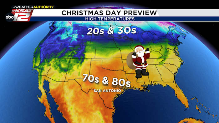 Drizzle, a cold front, and a Christmas heat wave. An update on what’s ahead