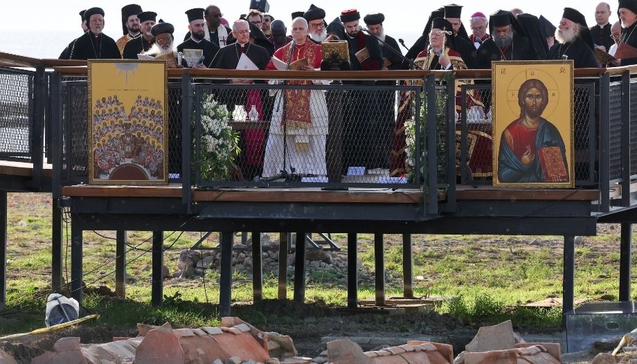 Pope in Iznik, ancient Nicaea.