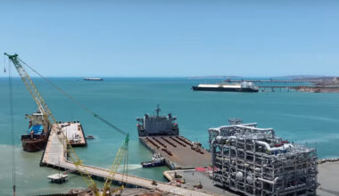 Pluto LNG Train 2 module; Source: Woodside