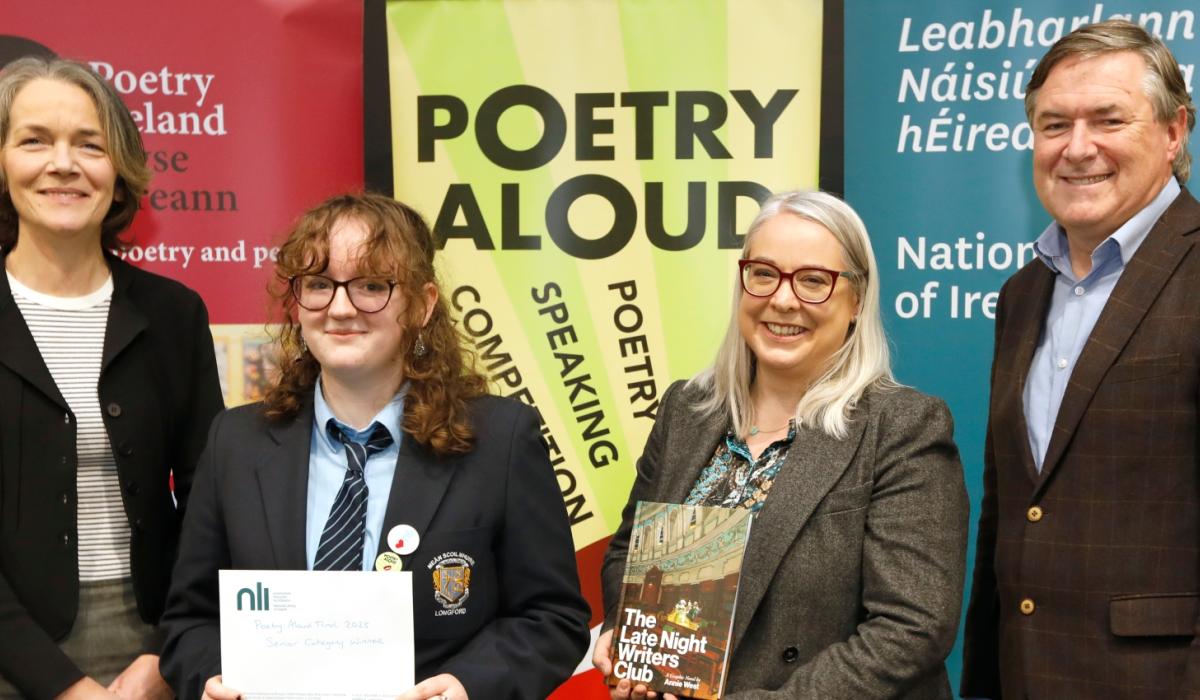 Longford student among winners of all island ‘Poetry Aloud’ competition