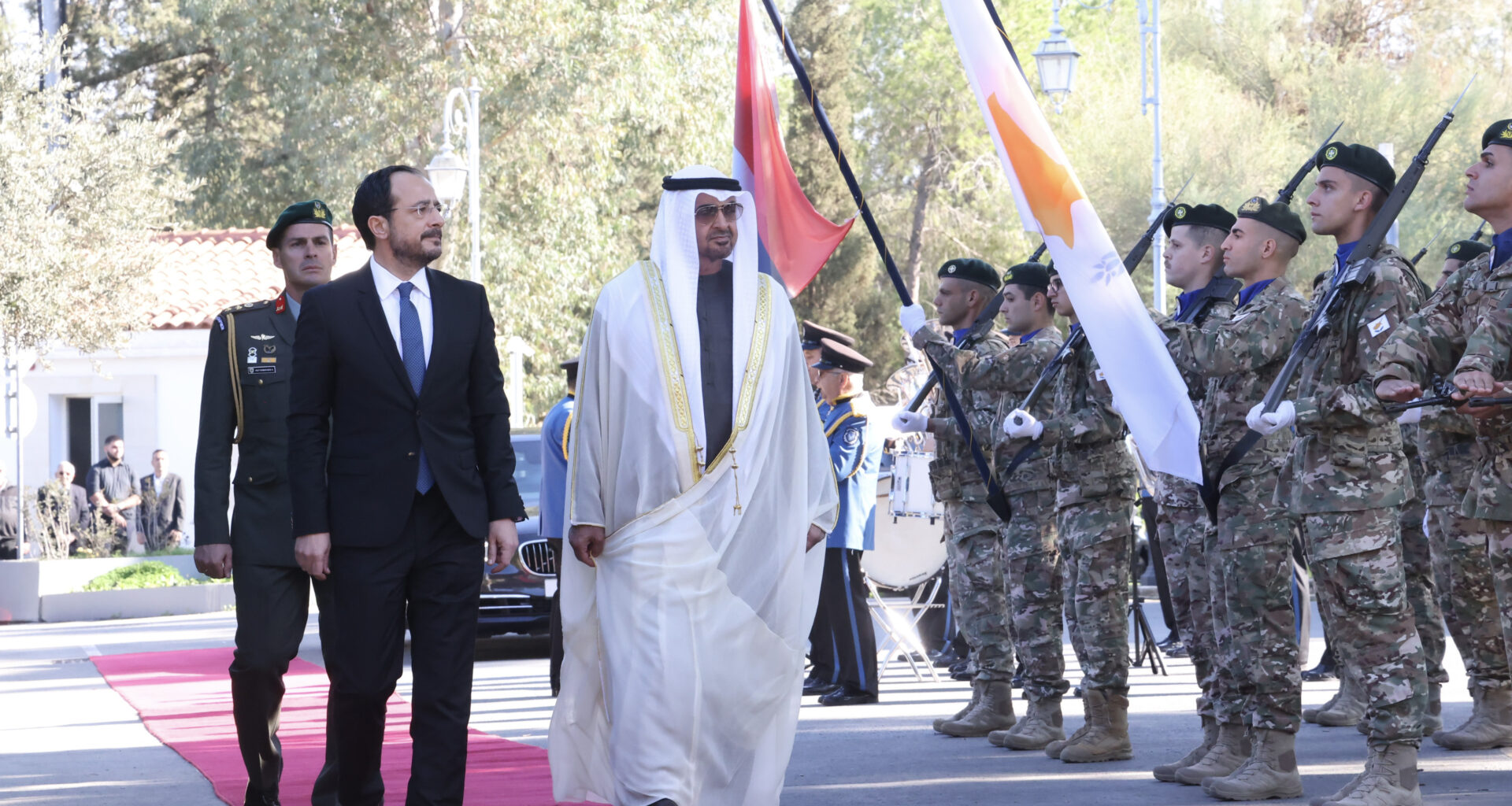 cover Cyprus and UAE presidents hold talks in Nicosia during first-ever state visit
