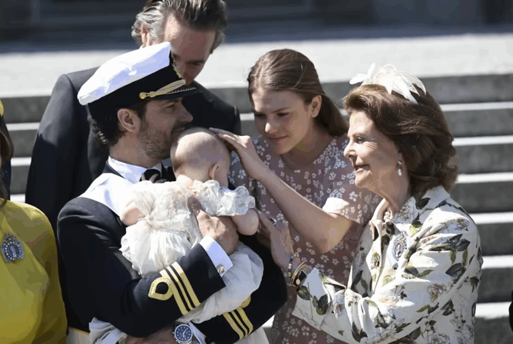 Princess Estelle at Princess Ines's christening