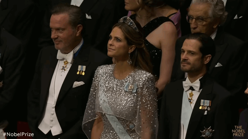 Princess Madeleine at the Nobel Prize Ceremony