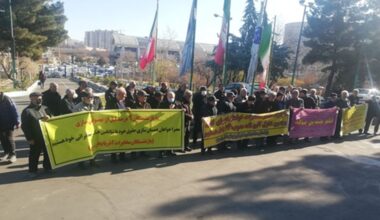 Protest by retirees of the Telecommunications Company of Iran (TCI) in Tabriz (December 15, 2025)